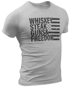 Whiskey Steak Guns & Freedom Tee