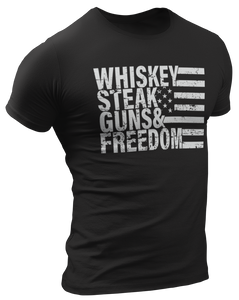 Whiskey Steak Guns & Freedom Tee