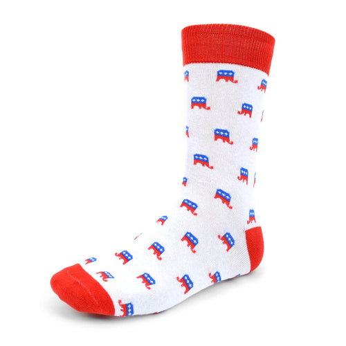Republican Elephant Socks