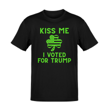 Load image into Gallery viewer, Kiss Me I Voted For Trump, St. Patrick's Day Tee