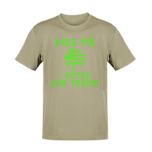 Load image into Gallery viewer, Kiss Me I Voted For Trump, St. Patrick's Day Tee