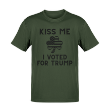 Load image into Gallery viewer, Kiss Me I Voted For Trump, St. Patrick's Day Tee