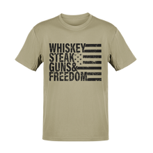 Load image into Gallery viewer, Whiskey Steak Guns &amp; Freedom Tee