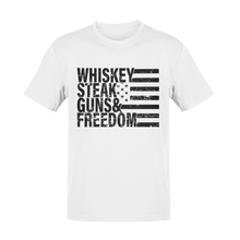 Load image into Gallery viewer, Whiskey Steak Guns &amp; Freedom Tee
