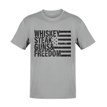 Load image into Gallery viewer, Whiskey Steak Guns &amp; Freedom Tee