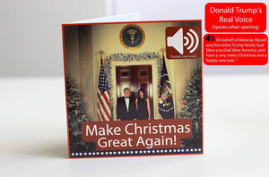 Talking Trump Christmas Card - Crusader Outlet
