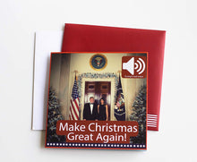 Load image into Gallery viewer, Talking Trump Christmas Card - Crusader Outlet