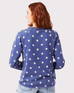 Women's Navy Stars Sweatshirt