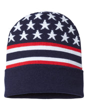 Load image into Gallery viewer, Navy USA Beanie