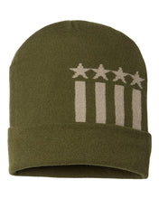 Load image into Gallery viewer, Military Green USA Beanie