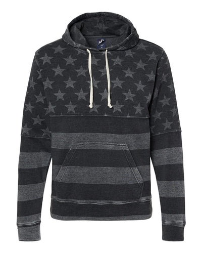 Stars and Stripes Black Hoodie