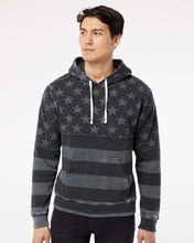 Load image into Gallery viewer, Stars and Stripes Black Hoodie