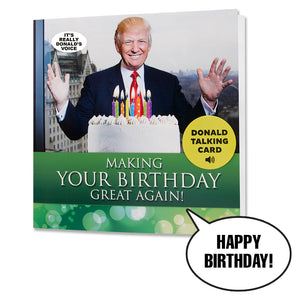 Talking Trump Birthday Card V2