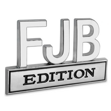Load image into Gallery viewer, FJB Emblem - Chrome &amp; Black