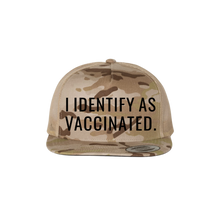 Load image into Gallery viewer, I Identify As Vaccinated Trucker Hat
