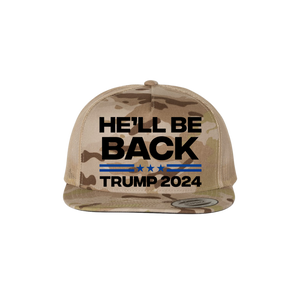 Trump 2024, He'll Be Back Trucker Hat