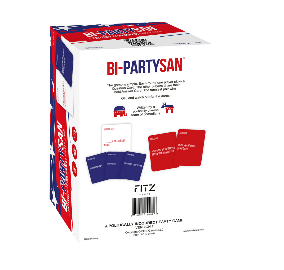 Bi-Partysan Politically Incorrect Party Game – Crusader Outlet