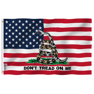 Don't Tread On Me Gadsden American Flag - Crusader Outlet