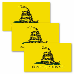 Don't Tread On Me Decal (Pack of 3)