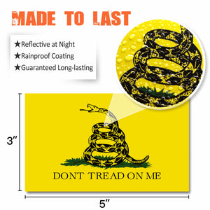 Don't Tread On Me Decal (Pack of 3)
