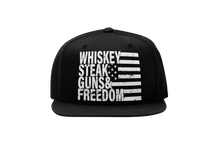 Load image into Gallery viewer, Whiskey Steak Guns &amp; Freedom Hat
