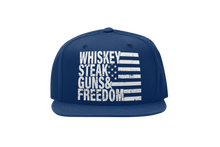 Load image into Gallery viewer, Whiskey Steak Guns &amp; Freedom Hat