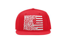 Load image into Gallery viewer, Whiskey Steak Guns &amp; Freedom Hat