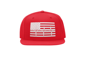 American Heartbeat Hat