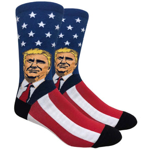Donald Trump Stars and Stripes Socks