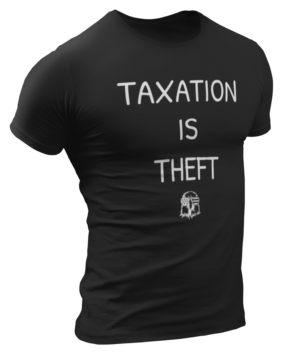 Taxation Is Theft AOC Parody Tee