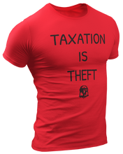 Load image into Gallery viewer, Taxation Is Theft AOC Parody Tee