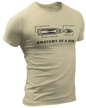 Load image into Gallery viewer, Anatomy of a Pew Tee