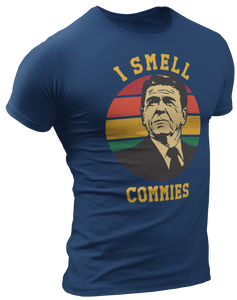 I Smell Commies Ronald Reagan Tee