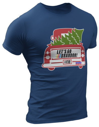 Let's Go Brandon Christmas Truck Tee