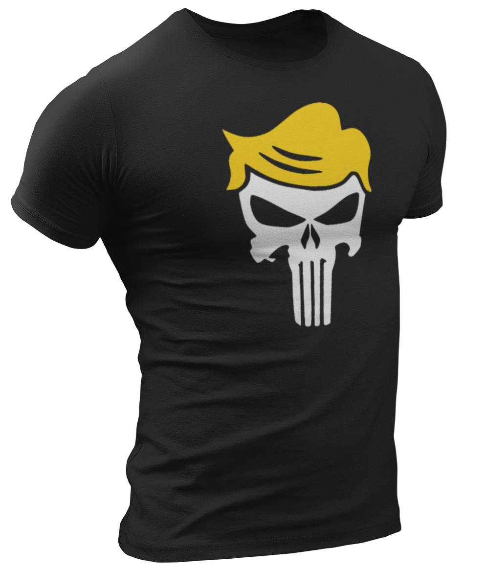 The Punisher S Skull Against Black Backgrounds With Red, Punisher