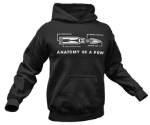 Load image into Gallery viewer, Anatomy of a Pew Hoodie