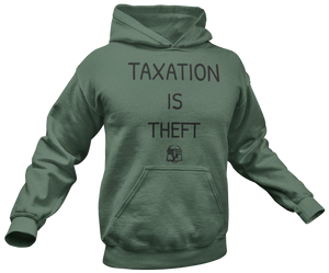 Taxation Is Theft AOC Parody Hoodie