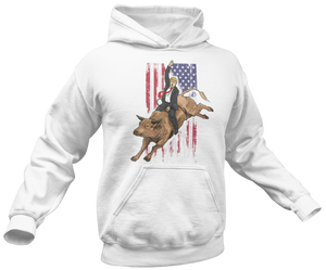 Rodeo Trump Bull Riding Hoodie