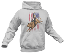 Load image into Gallery viewer, Rodeo Trump Bull Riding Hoodie