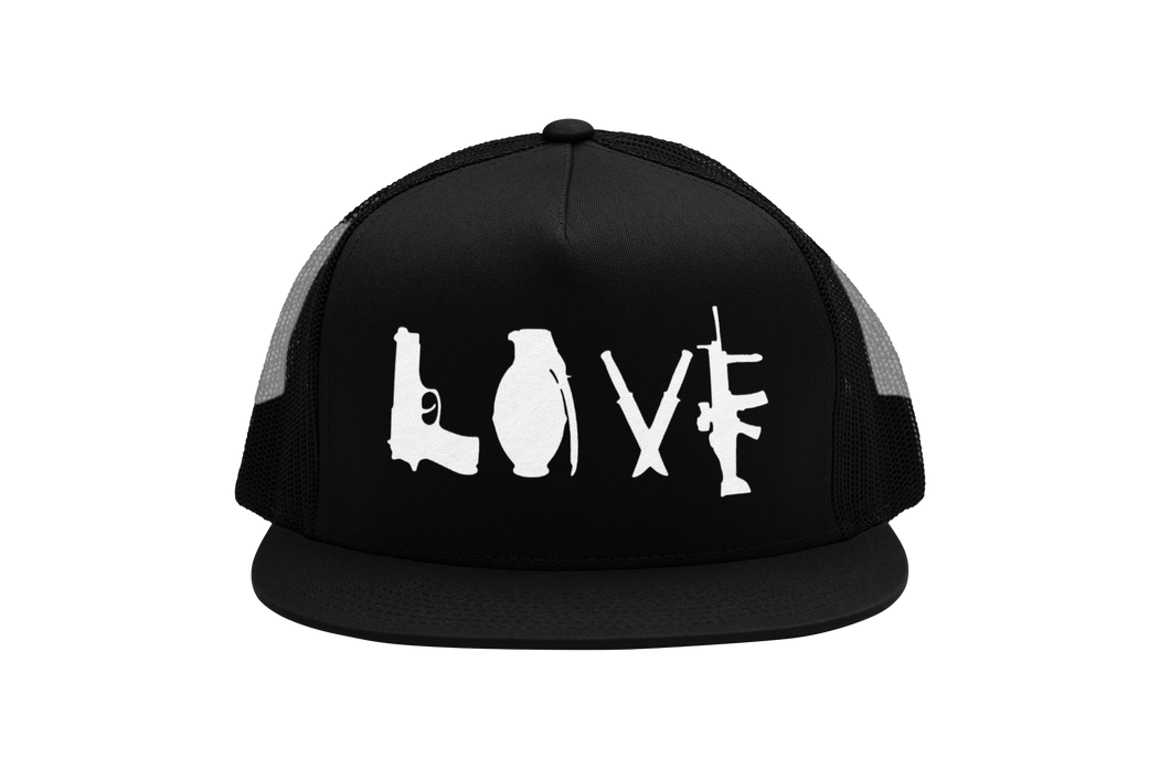 Love Guns Trucker Hat