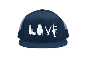 Love Guns Trucker Hat