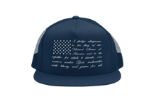 Load image into Gallery viewer, Pledge of Allegiance Trucker Hat