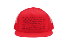 Load image into Gallery viewer, Pledge of Allegiance Trucker Hat