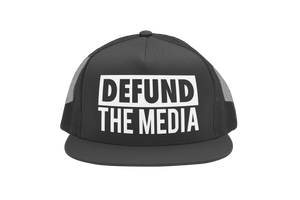 Defund The Media Trucker Hat