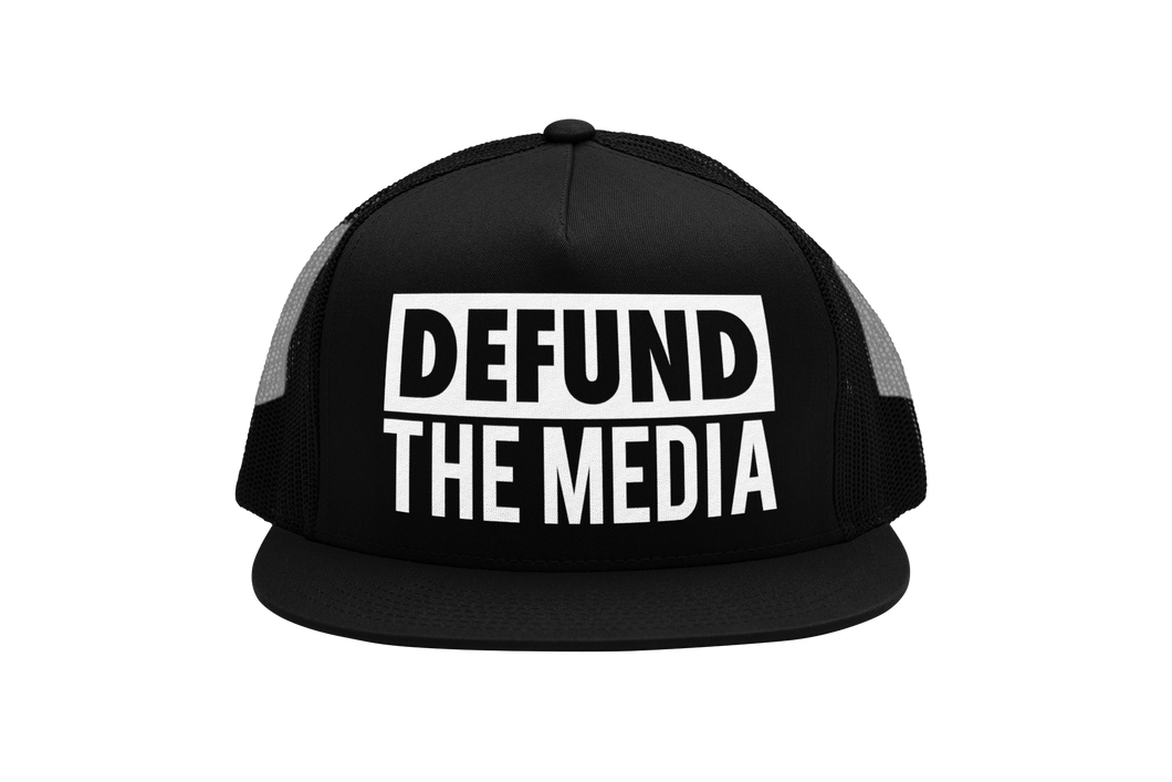 Defund The Media Trucker Hat