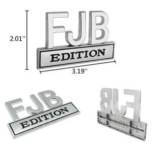 FJB Emblem - Chrome & Black