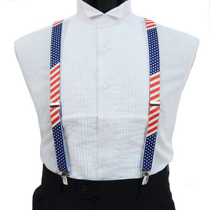 American Flag Suspenders