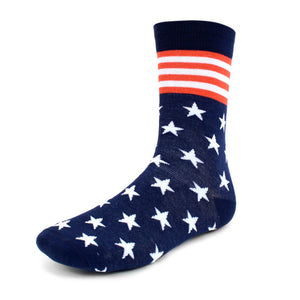 3 Pack USA American Flag Socks (Men's)