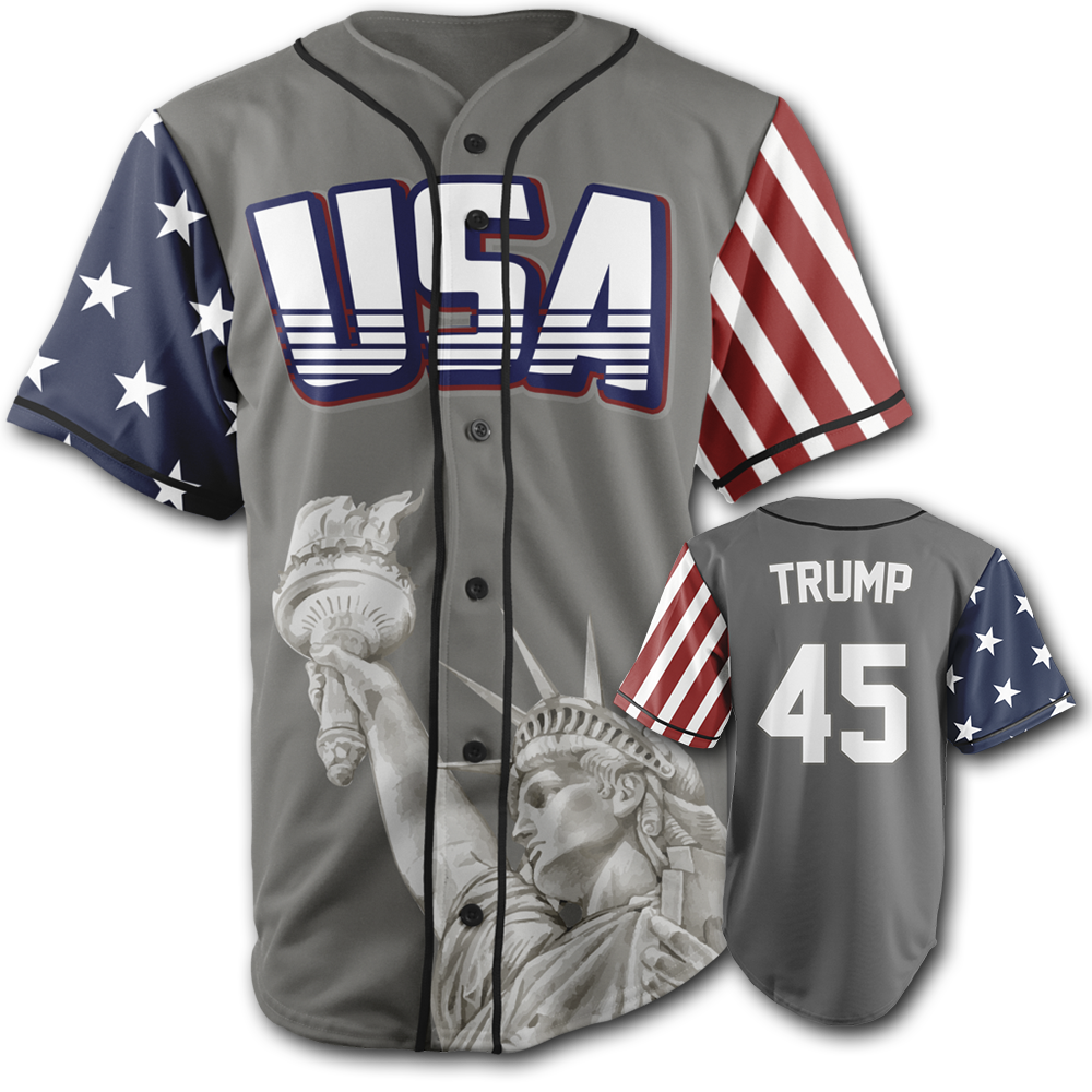 Trump #45 Baseball Jersey (Clearance)