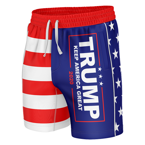 Trump KAG American Flag Swim Trunks (Clearance)